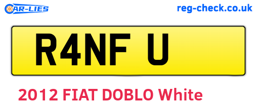 R4NFU are the vehicle registration plates.