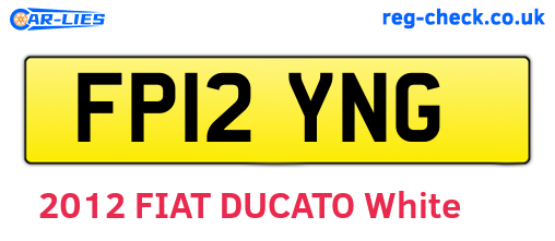 FP12YNG are the vehicle registration plates.
