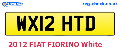 WX12HTD are the vehicle registration plates.