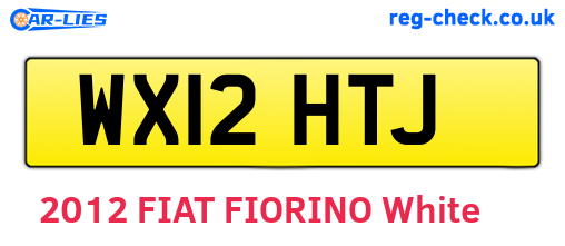 WX12HTJ are the vehicle registration plates.