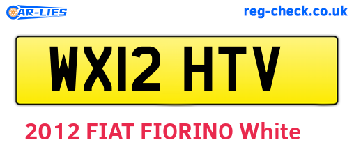 WX12HTV are the vehicle registration plates.