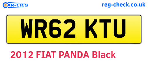 WR62KTU are the vehicle registration plates.