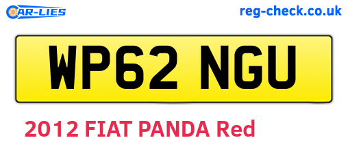WP62NGU are the vehicle registration plates.