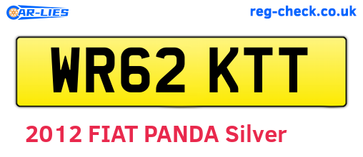 WR62KTT are the vehicle registration plates.
