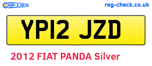 YP12JZD are the vehicle registration plates.