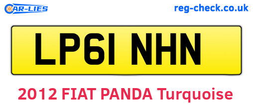 LP61NHN are the vehicle registration plates.