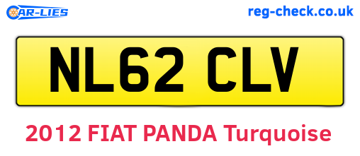 NL62CLV are the vehicle registration plates.