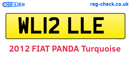 WL12LLE are the vehicle registration plates.