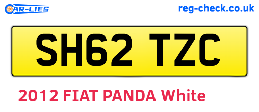 SH62TZC are the vehicle registration plates.