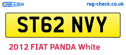 ST62NVY are the vehicle registration plates.