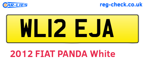 WL12EJA are the vehicle registration plates.