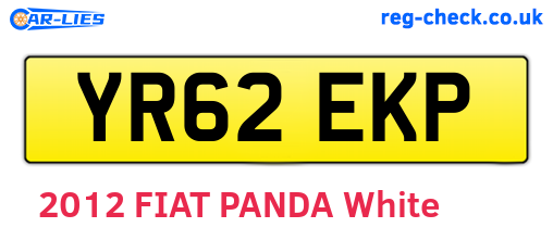YR62EKP are the vehicle registration plates.