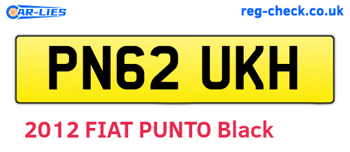 PN62UKH are the vehicle registration plates.