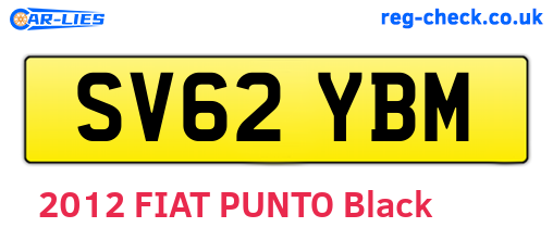 SV62YBM are the vehicle registration plates.