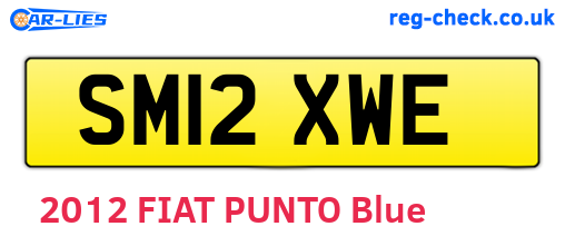 SM12XWE are the vehicle registration plates.
