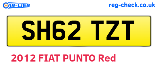 SH62TZT are the vehicle registration plates.
