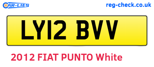 LY12BVV are the vehicle registration plates.