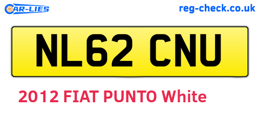 NL62CNU are the vehicle registration plates.