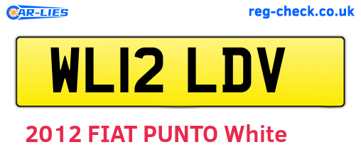 WL12LDV are the vehicle registration plates.
