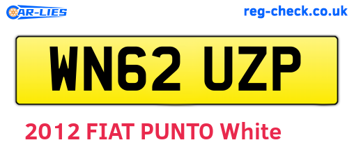 WN62UZP are the vehicle registration plates.