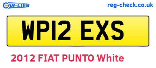 WP12EXS are the vehicle registration plates.