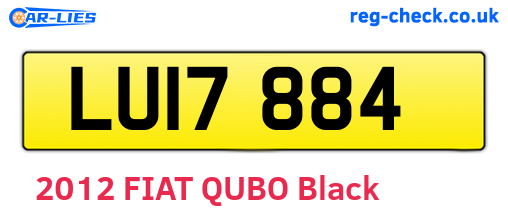 LUI7884 are the vehicle registration plates.