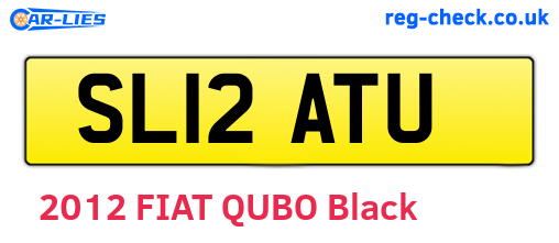 SL12ATU are the vehicle registration plates.