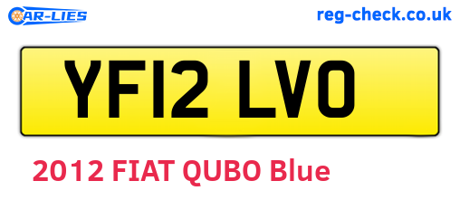 YF12LVO are the vehicle registration plates.