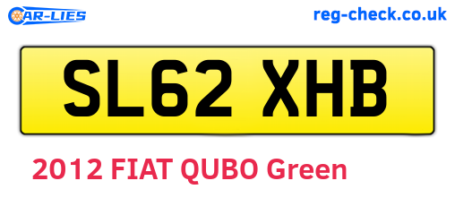 SL62XHB are the vehicle registration plates.
