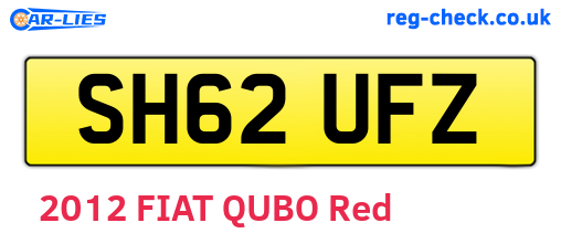 SH62UFZ are the vehicle registration plates.