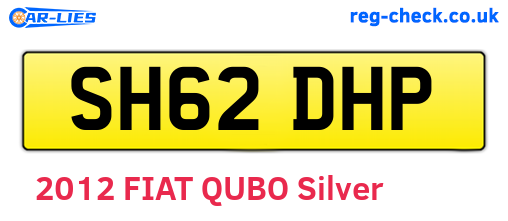 SH62DHP are the vehicle registration plates.