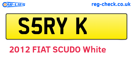 S5RYK are the vehicle registration plates.