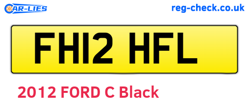 FH12HFL are the vehicle registration plates.