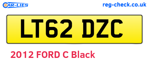 LT62DZC are the vehicle registration plates.