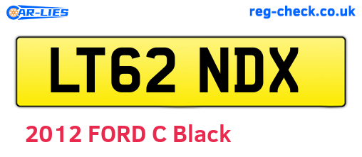 LT62NDX are the vehicle registration plates.