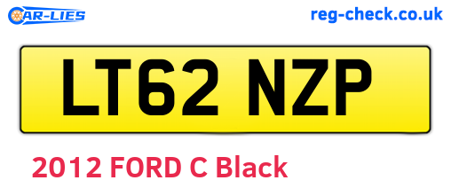 LT62NZP are the vehicle registration plates.