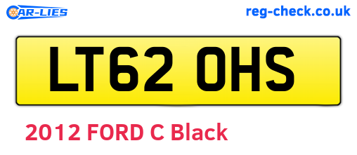 LT62OHS are the vehicle registration plates.