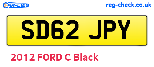 SD62JPY are the vehicle registration plates.