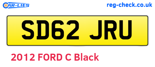 SD62JRU are the vehicle registration plates.