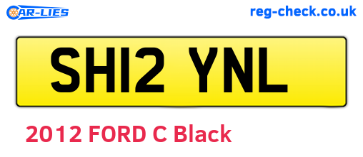 SH12YNL are the vehicle registration plates.