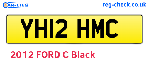 YH12HMC are the vehicle registration plates.