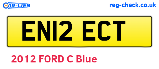 EN12ECT are the vehicle registration plates.