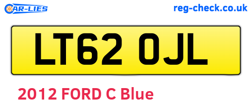 LT62OJL are the vehicle registration plates.