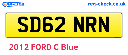 SD62NRN are the vehicle registration plates.