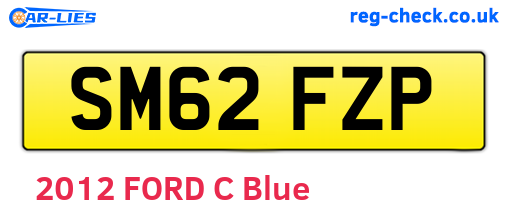 SM62FZP are the vehicle registration plates.