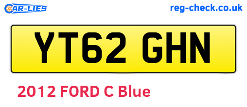 YT62GHN are the vehicle registration plates.