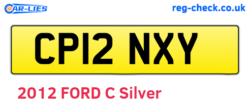 CP12NXY are the vehicle registration plates.