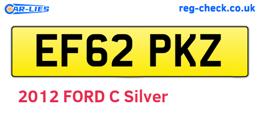 EF62PKZ are the vehicle registration plates.