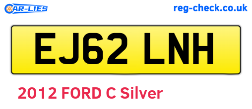 EJ62LNH are the vehicle registration plates.
