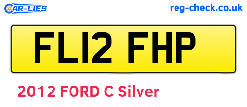FL12FHP are the vehicle registration plates.